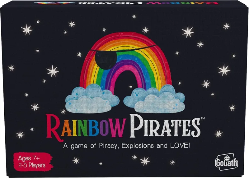 Regenboog Piraten Kaartspel - Avontuurlijk Plezier voor 2-5 Spelers van Asmodee – doos