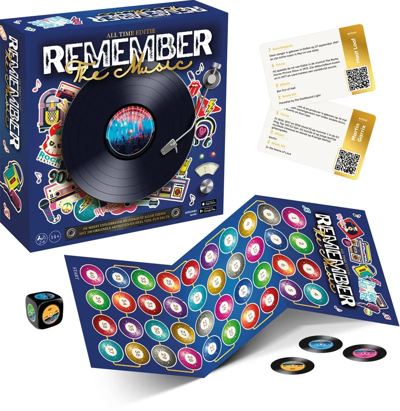 Remember The Music - Partyspel - Muziekquiz - All Time Editie de Asmodee – boîte