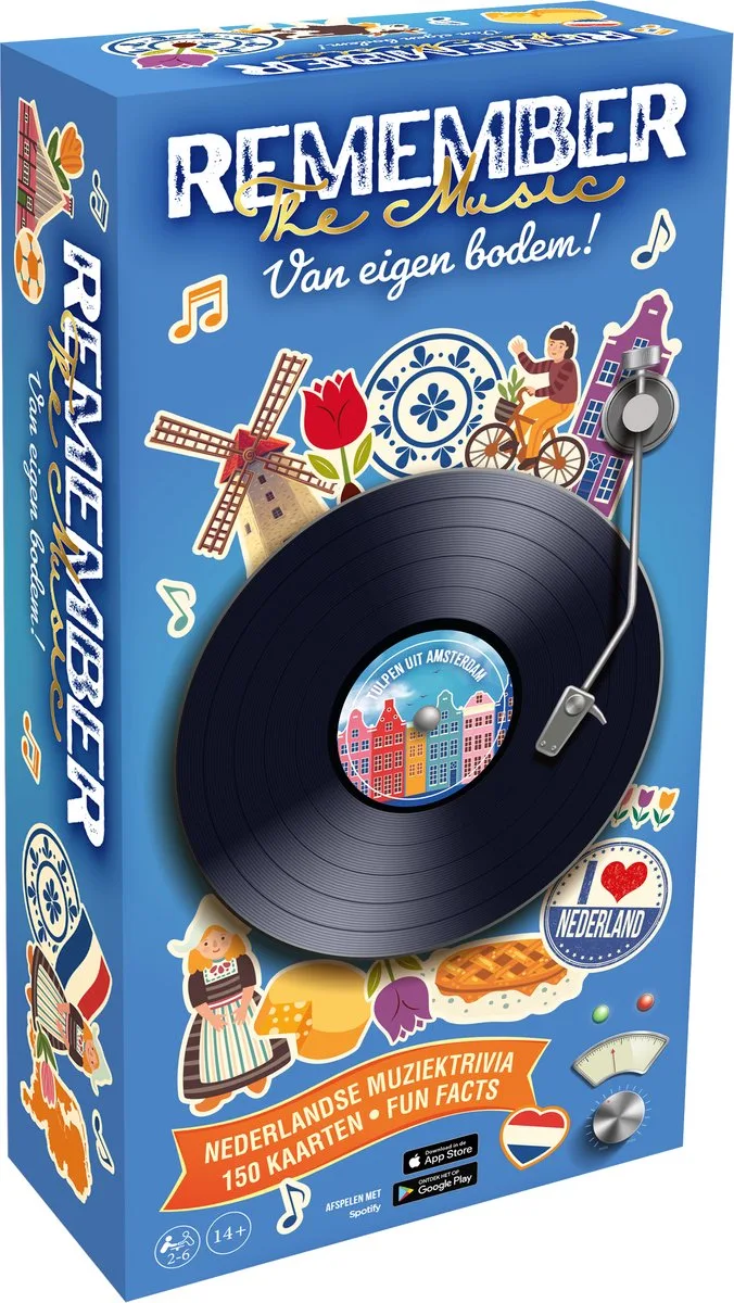 Remember The Music Van Eigen Bodem - Partyspel - Muziekquiz - Nederlandse Hits de Asmodee – boîte