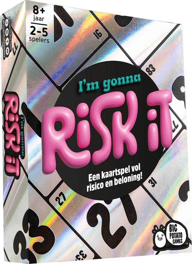 Risk It – Spannend Partyspel voor Vrienden & Familie – Kaartspel – 2 tot 5 Spelers – Vanaf 8 Jaar - Ideaal als reisspel de Asmodee – boîte