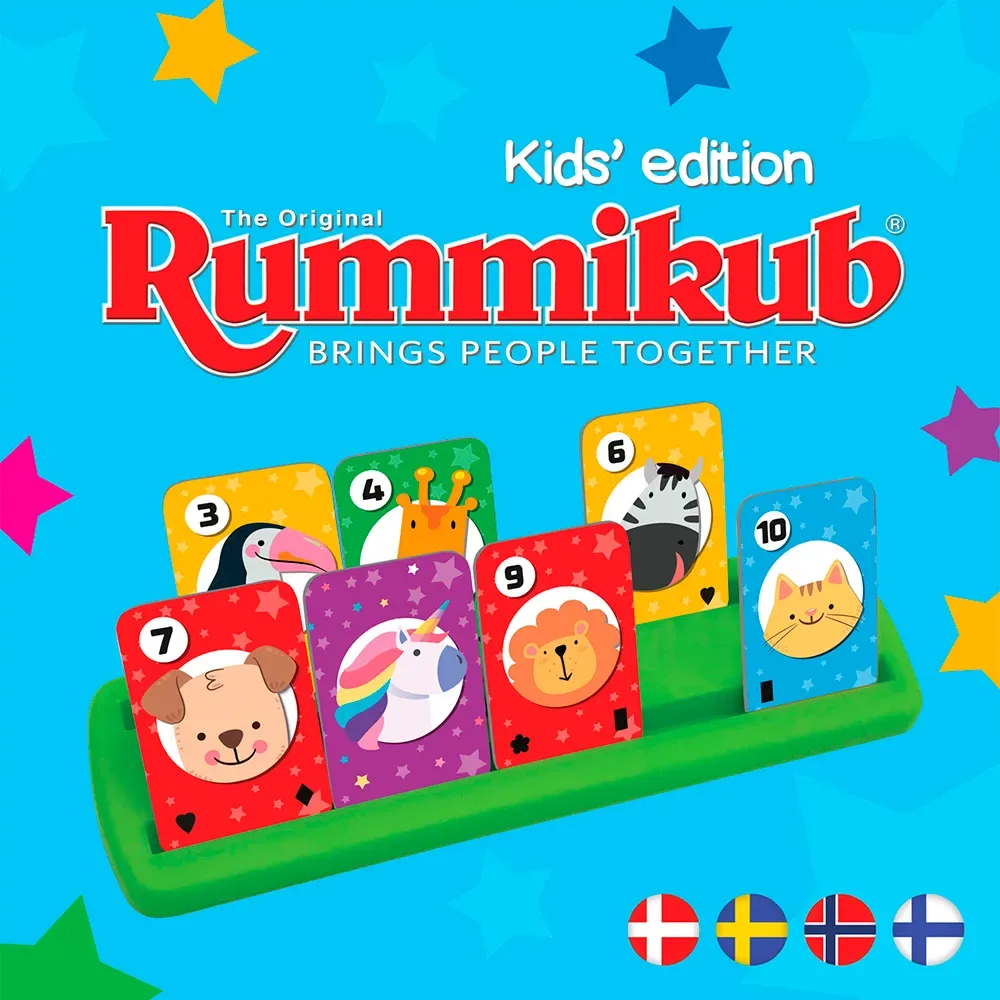 Rummikub Kids (gol1687) Brädspel från Asmodee – kartong