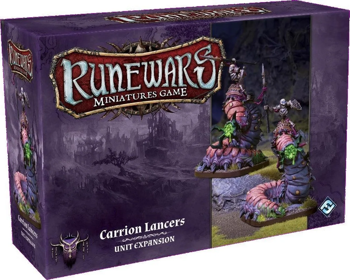 RuneWars Carrion Lancers Unit Expansion de Asmodee – boîte