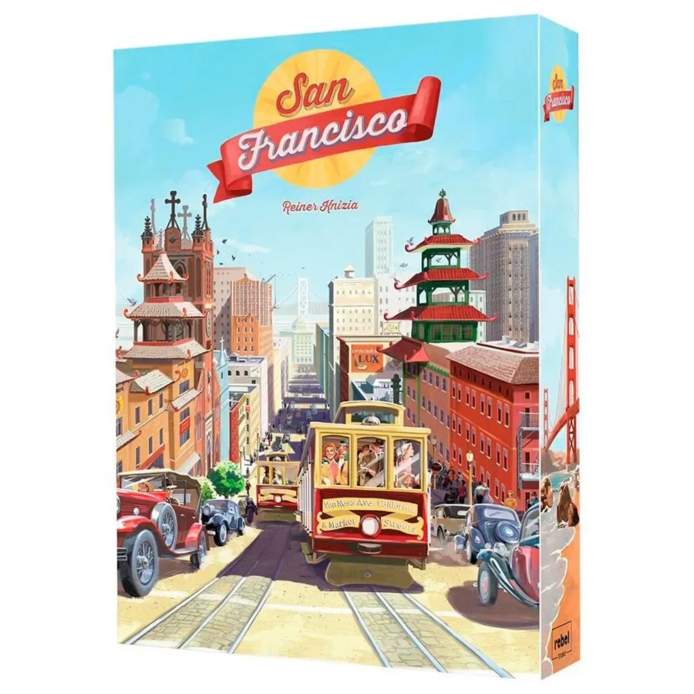 San Francisco Kortspel Spansk Version från Asmodee – kartong