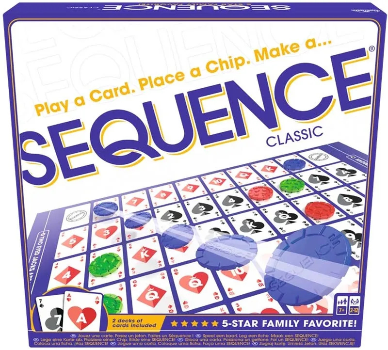 Sequence bordspel strategie spel educatief voor kinderen en families - Engelstalig de Asmodee – boîte