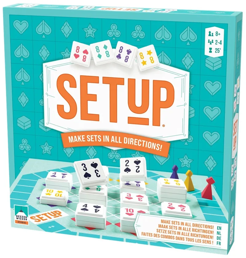 SETUP - Tegelspel - Strategie & Patronen - Gezelschapsspel voor 2 tot 4 spelers de Asmodee – boîte
