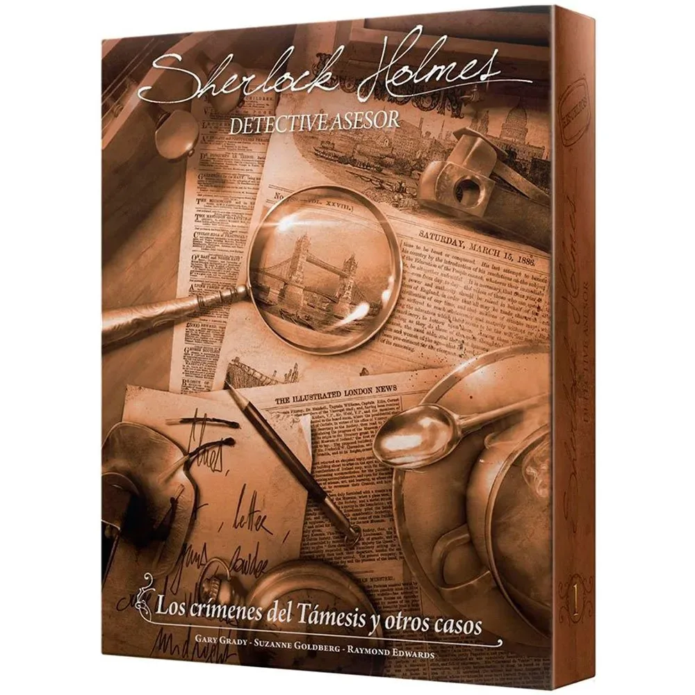 Sherlock Holmes: Los Crímenes Del Támesis Bordspel Spaans från Asmodee – kartong