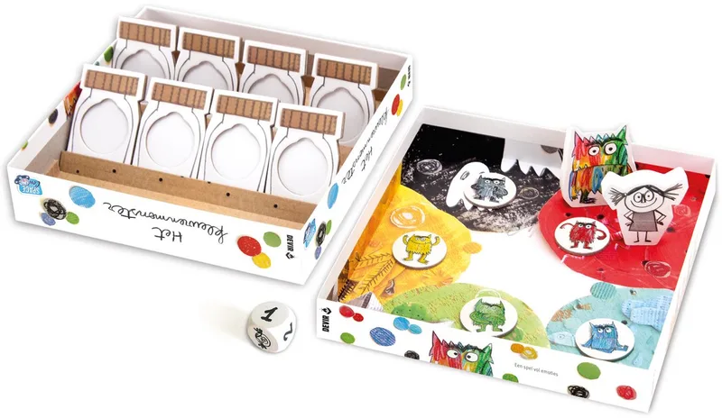 SPACE COW Het Kleurenmonster - NL. de Asmodee, édition Multicolor – boîte