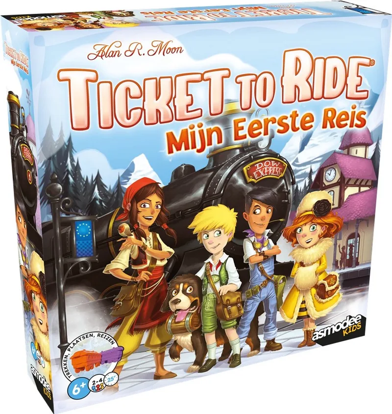 Space Cowboys - Ticket to Ride - Mijn Eerste Reis - Bordspel - Familiespel from Asmodee, Meerkleurig edition – box