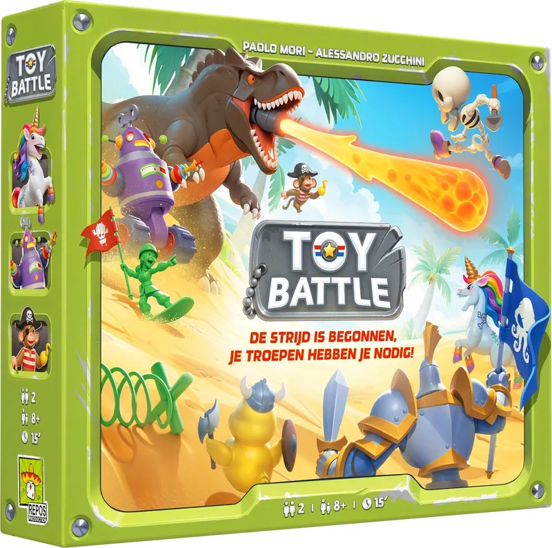 speelgoed bordspel Toy Battle strategisch spel voor kinderen. fra Asmodee, Meerkleurig-udgave – æske