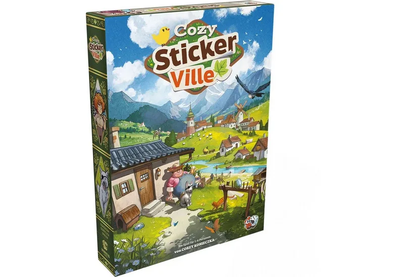 Spiel Asmodee Cozy Stickerville, Brettspiel från Asmodee – kartong