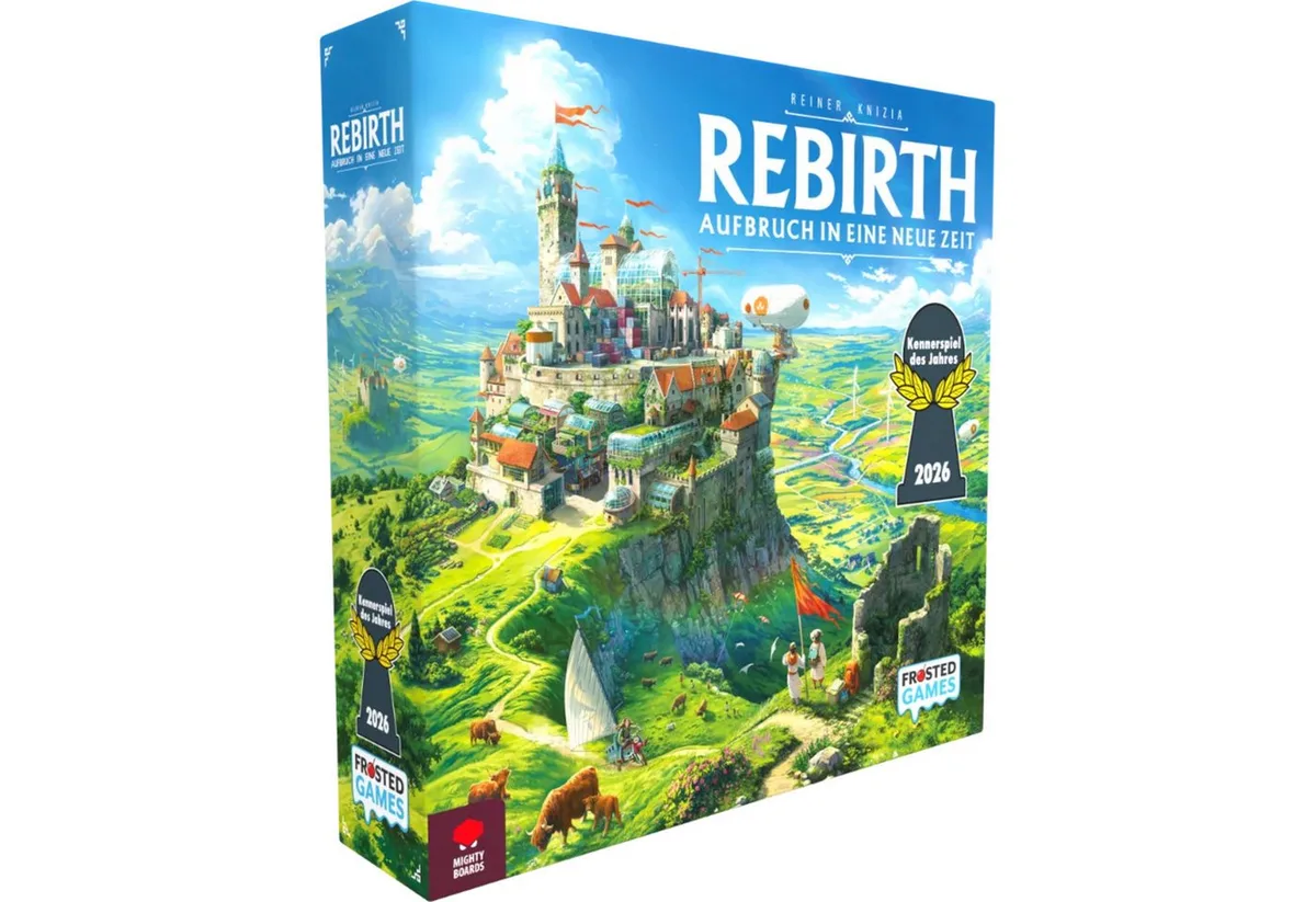 Spiel Asmodee Rebirth: Aufbruch in eine neue Zeit von Asmodee – Schachtel