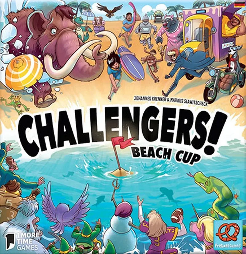 Spiel Challengers!, Beach Cup fra Asmodee – æske