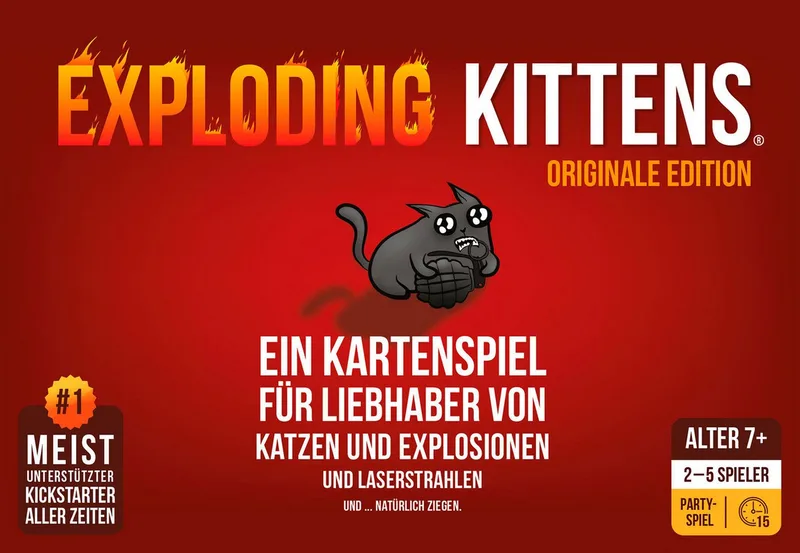 Exploding Kitten de Asmodee, édition Multicolore – boîte 1 sur 5
