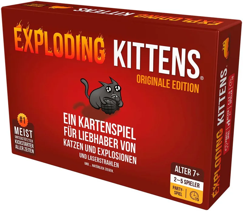 Exploding Kitten de Asmodee, édition Multicolore – boîte 2 sur 5