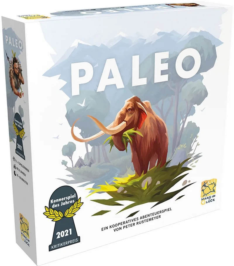 Spiel Paleo, Abenteuerspiel de Asmodee, édition Multicolore – boîte 1 sur 4