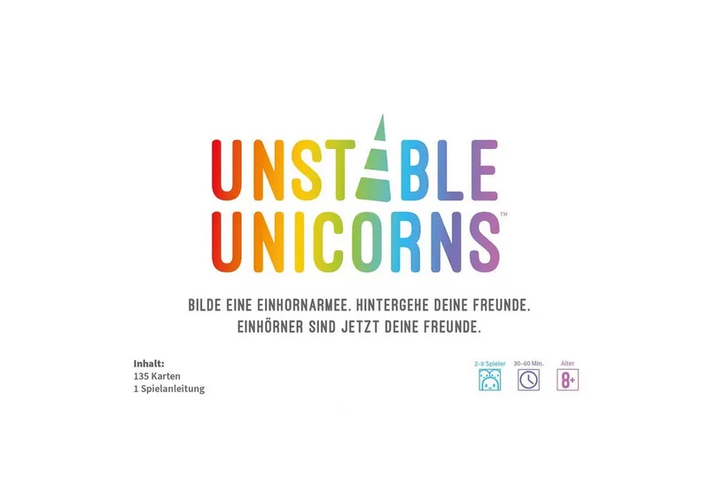 Spiel Unstable Unicorns (Spiel) från Asmodee – kartong