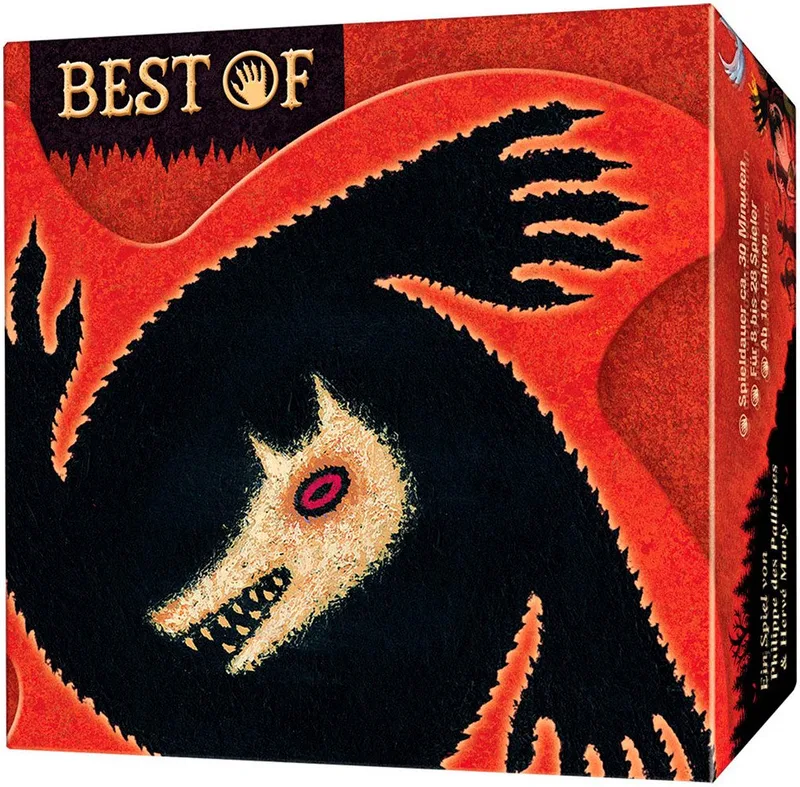 Spiel Werwölfe vom Düsterwald Best of, Familienspiel, Made in Europe from Asmodee, Bunt edition – box