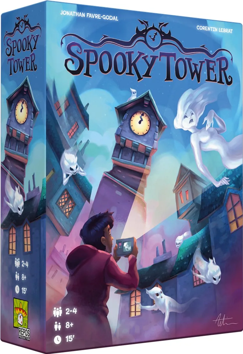 Spooky Tower gezelschapsspel voor kinderen en families. från Asmodee – kartong