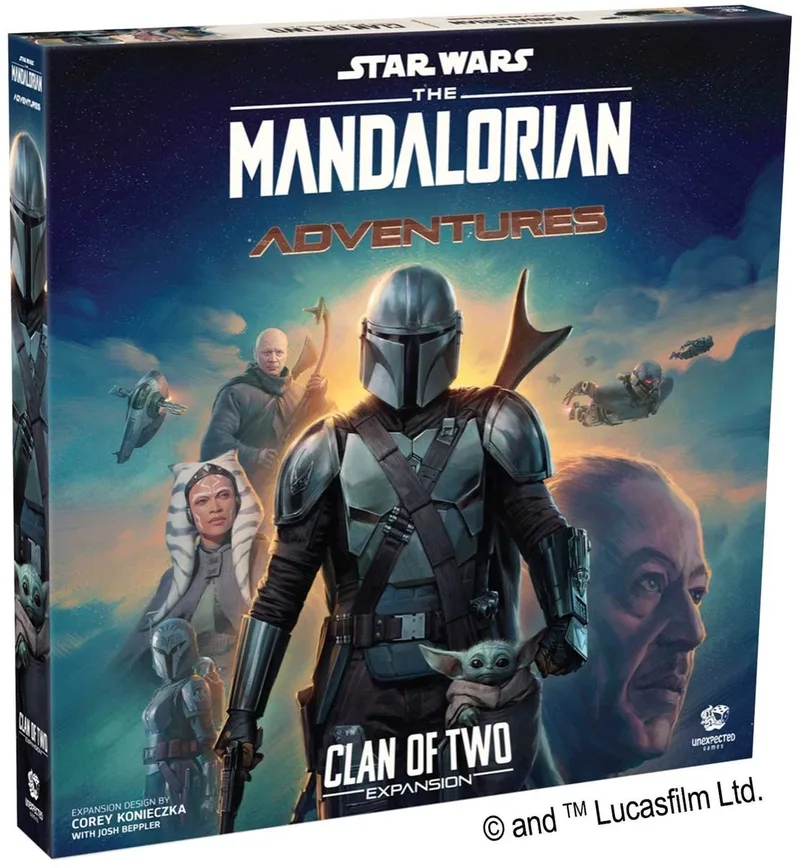 Star Wars bordspel Mandalorian Adventures Clan of Two uitbreiding. fra Asmodee – æske