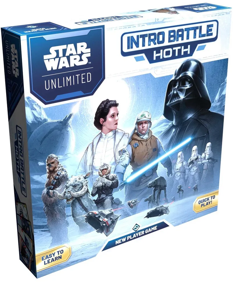 Star Wars kaartspel Unlimited Intro Battle Hoth - Trading Card Game. från Asmodee – kartong