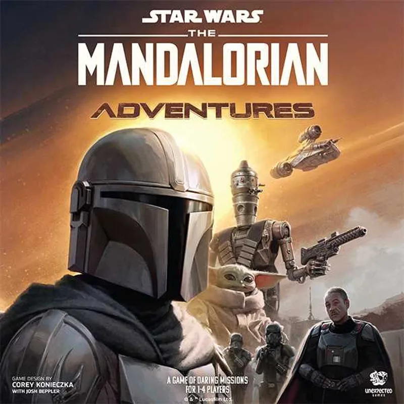 Star Wars the Mandalorian Adventures - Bordspel (ENG) de Asmodee – boîte