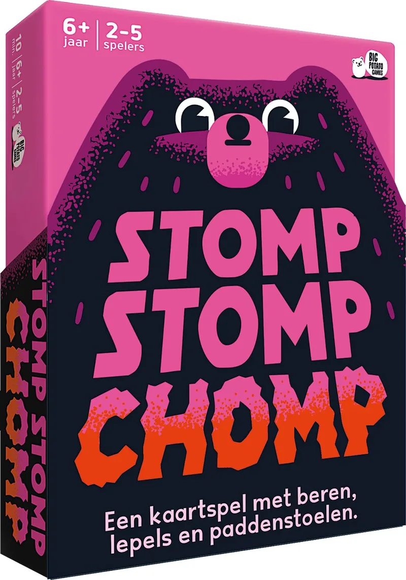Stomp Stomp Chomp – Spannend & Actievol Bordspel voor het Hele Gezin fra Asmodee – æske