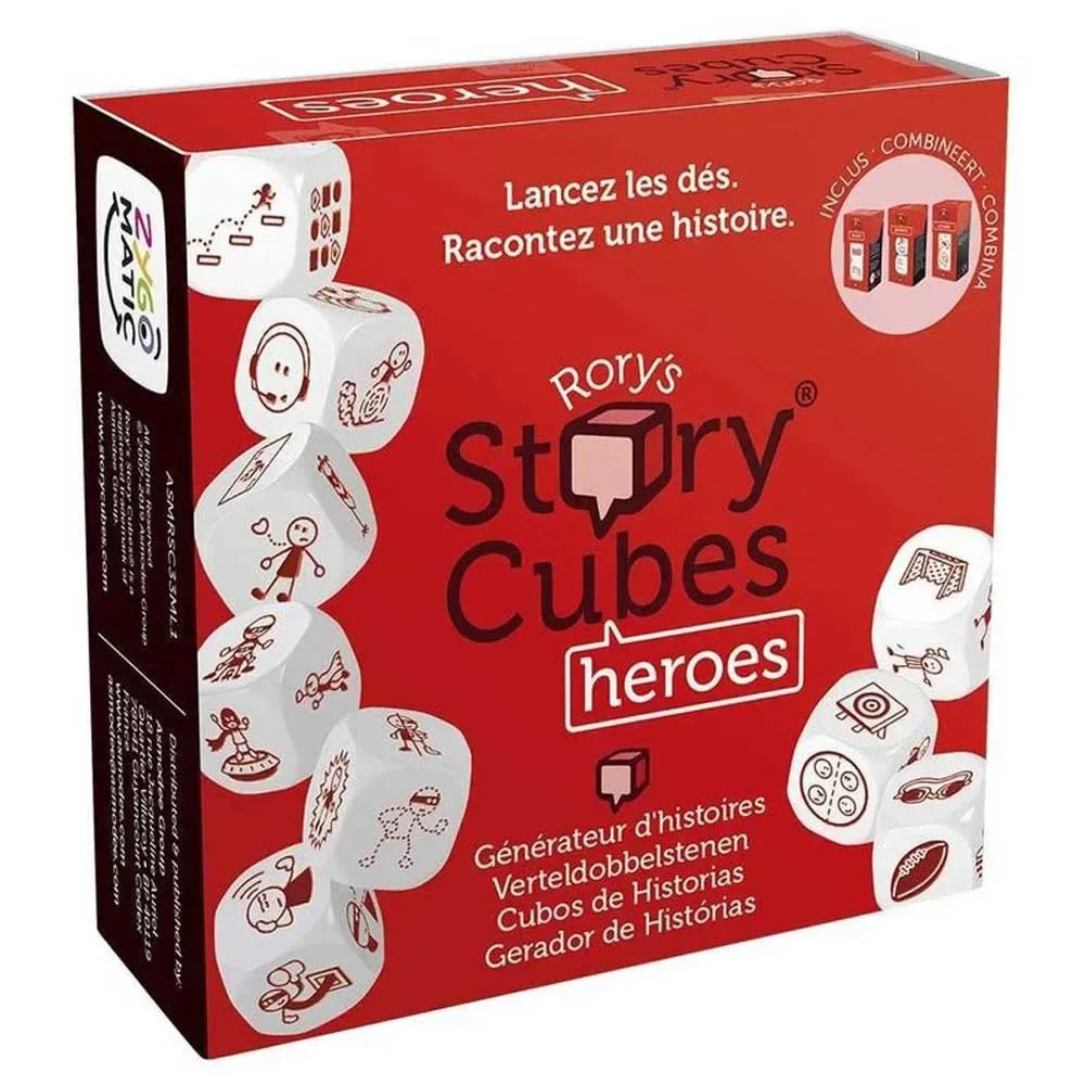 Story Cubes Heroes från Asmodee – kartong