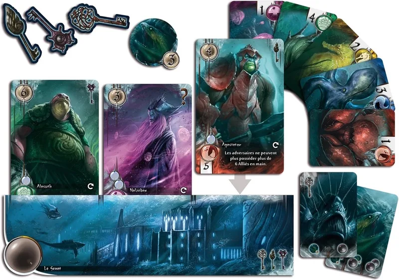 Strategisch Bordspel: Onderwater Avontuur & Kaartspel van Asmodee – doos