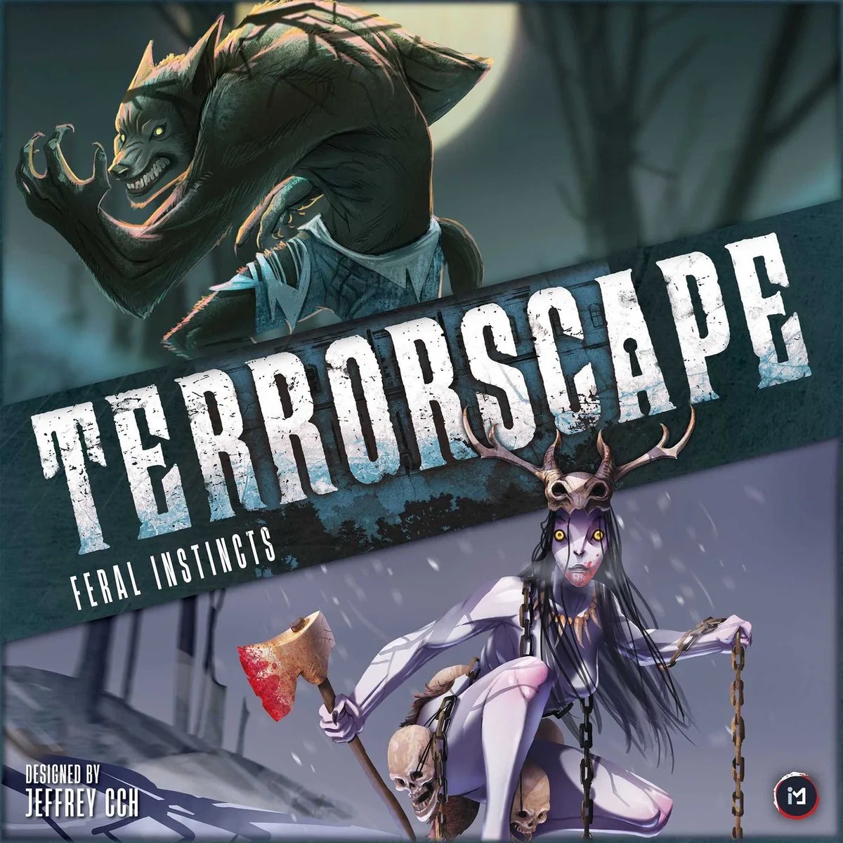 Terrorscape Feral Instincts - Bordspel Uitbreiding - Engels van Asmodee – doos