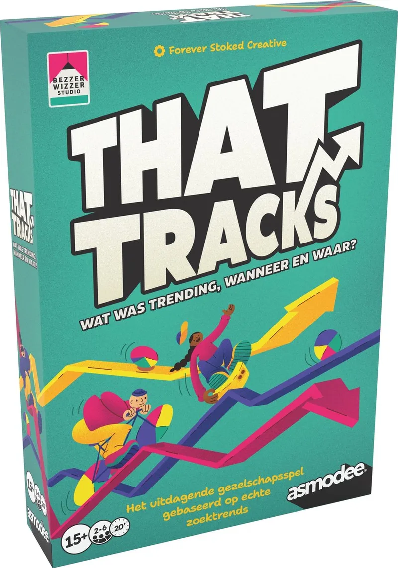That Tracks - Gezelschapsspel - Trends & Kennis - Partyspel from Asmodee, Meerkleurig edition – box