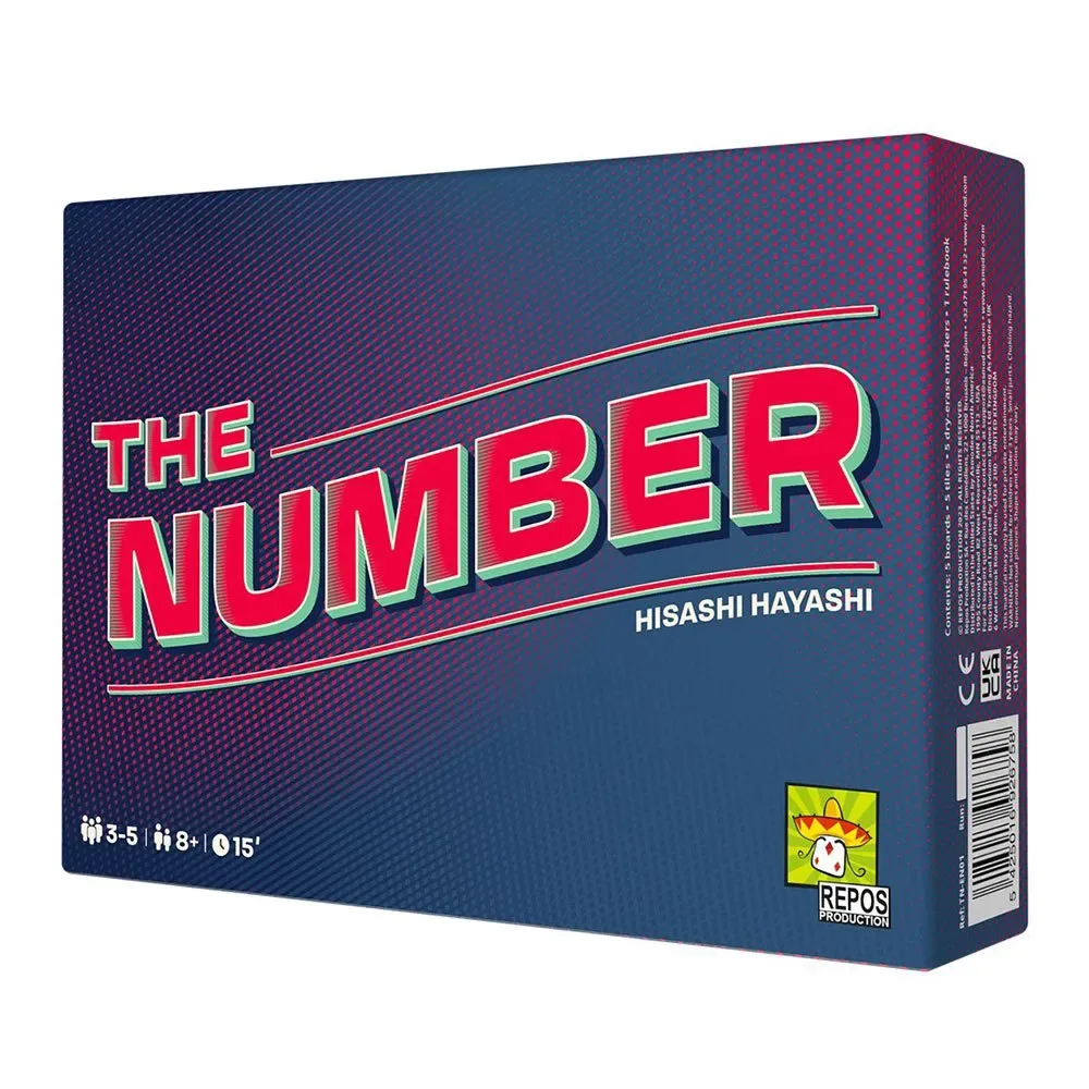 The Number Brädspel Spansk Version från Asmodee – kartong