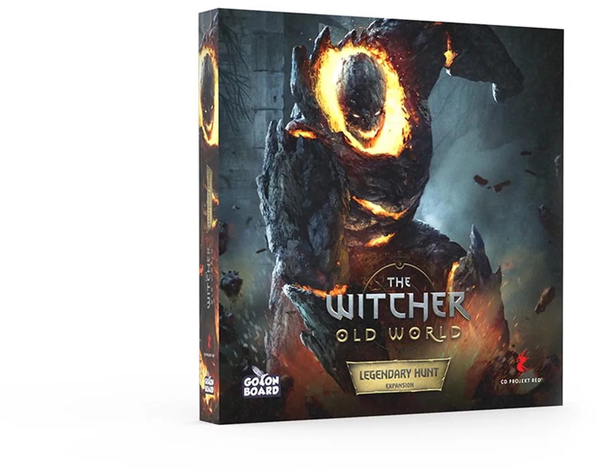 The Witcher Old World: Legendary Hunt (anglais) - Jeu de plateau | Jeu de miniatures de Asmodee – boîte