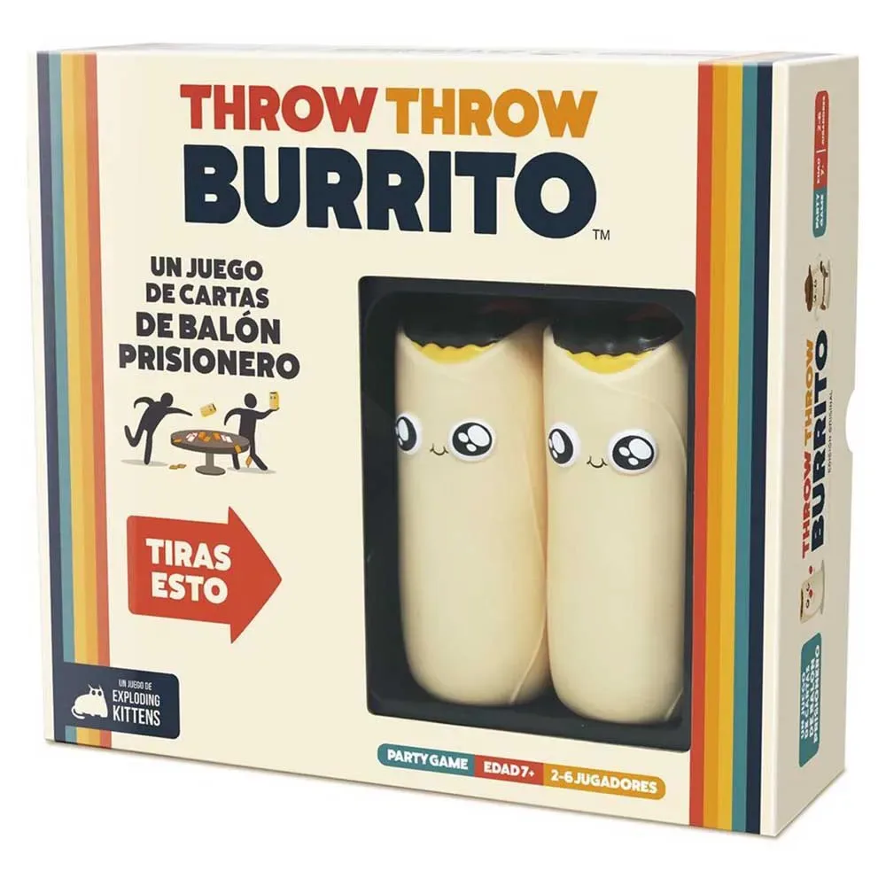 Throw Throw Burrito Bordspel Spaanse Versie från Asmodee – kartong