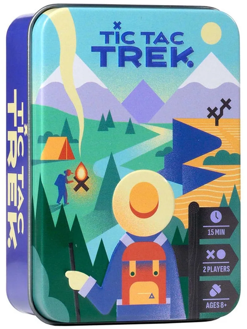Tic Tac Trek - Tactisch Wildernisavontuur - Compact Gezelschapsspel from Asmodee – box