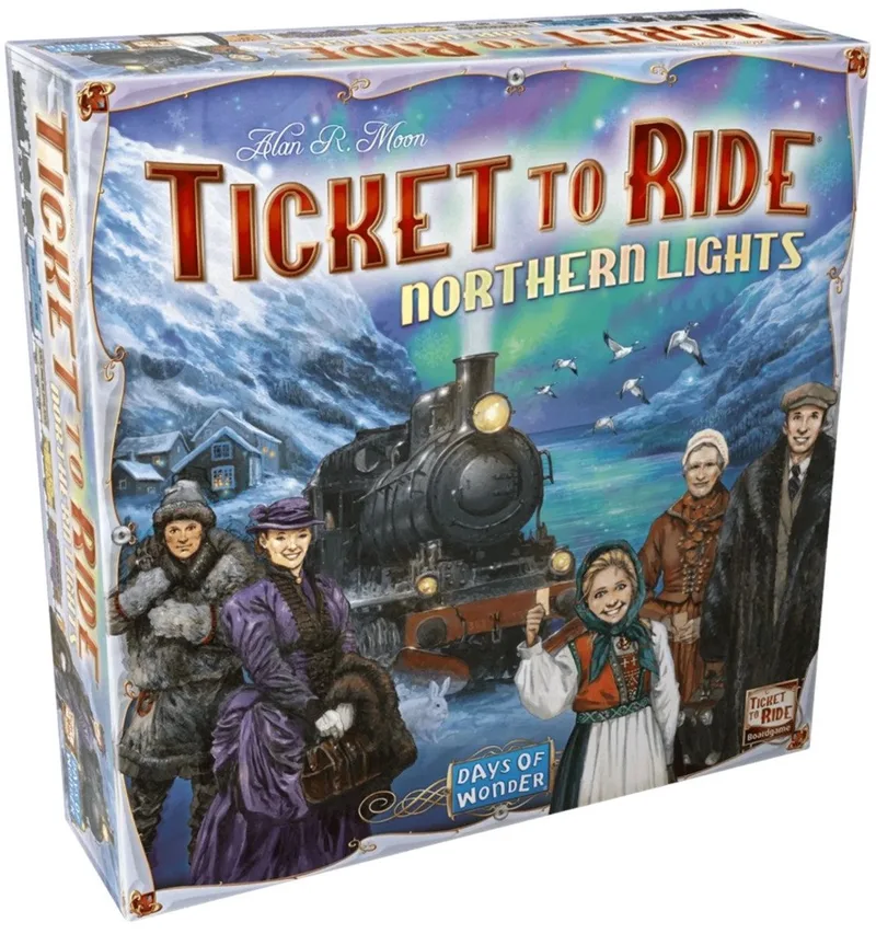 Ticket to Ride - Northern Lights Ticket to Ride - Northern Lights Bordspel Reizen/avontuur fra Asmodee – æske