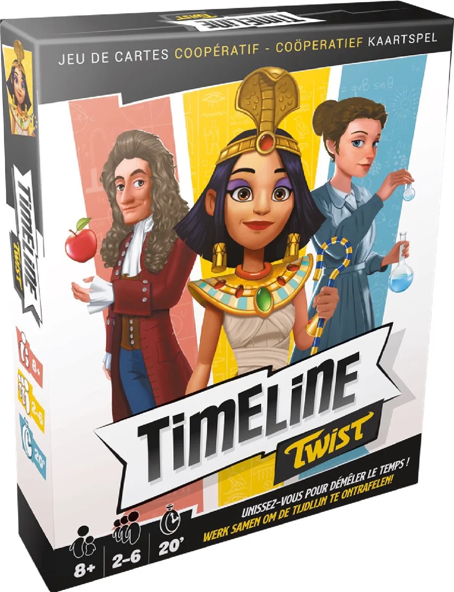 Timeline Twist kaartspel - 2 tot 6 spelers fra Asmodee – æske