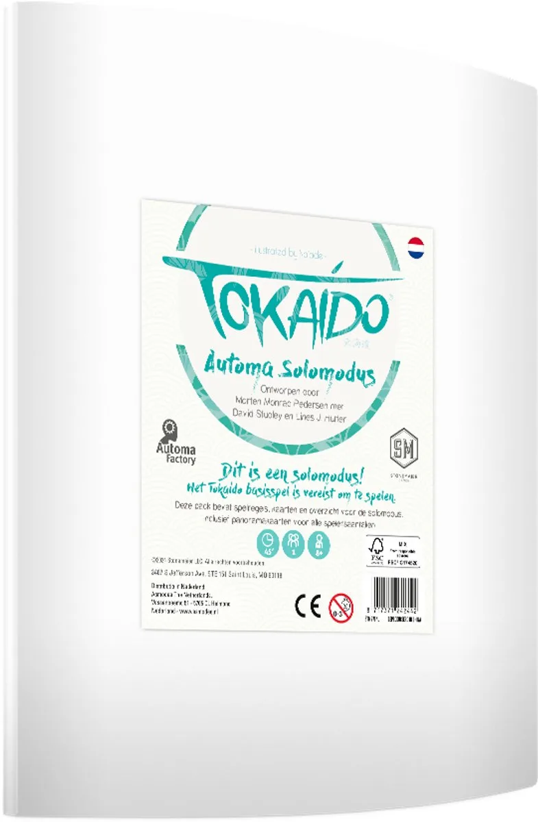 Tokaido Automa Solomodus bordspel uitbreiding solo kaarten. from Asmodee, Meerkleurig edition – box