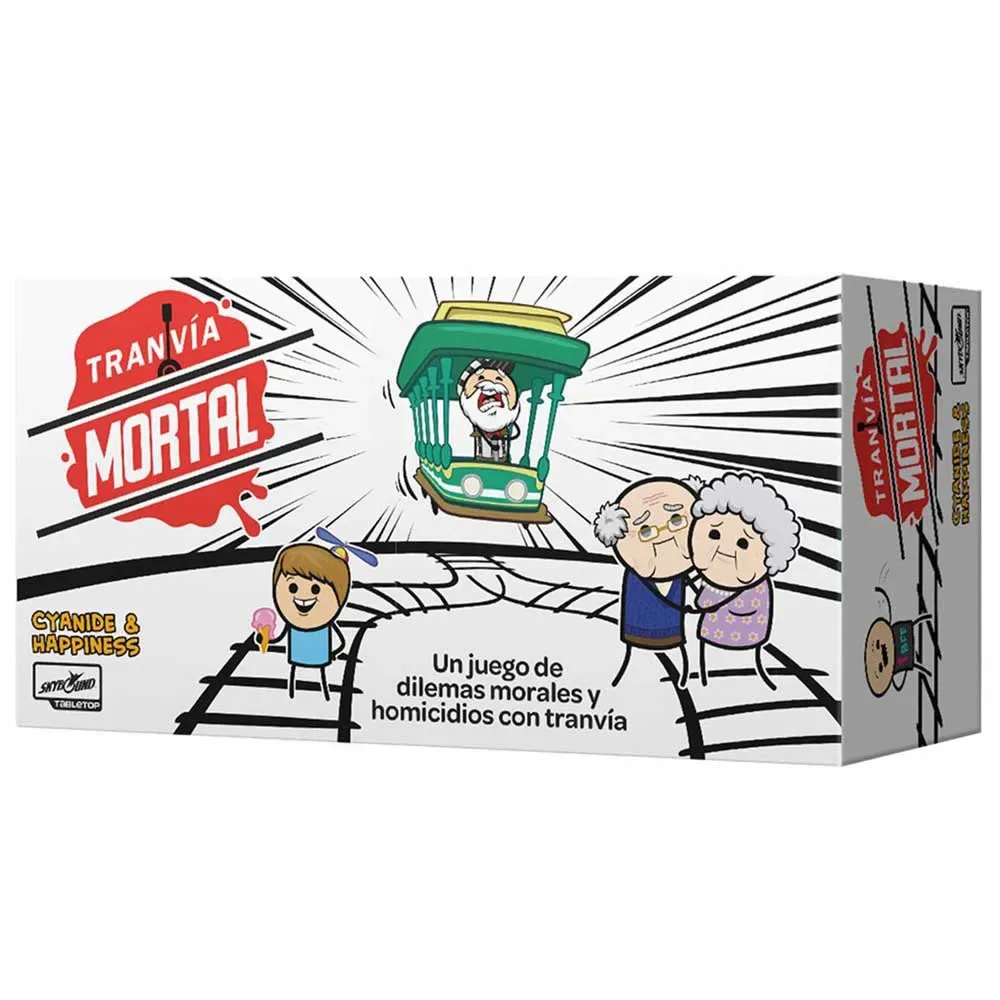Tranvia Mortal Brætspil Spansk Version fra Asmodee – æske
