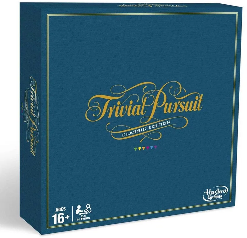 Trivial Pursuit Classic Edition (Engels) (Board Game) from Asmodee – box