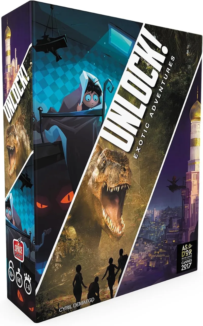 Unlock! Bordspel Avontuur - Spannende Puzzels & Raadsels van Asmodee – doos