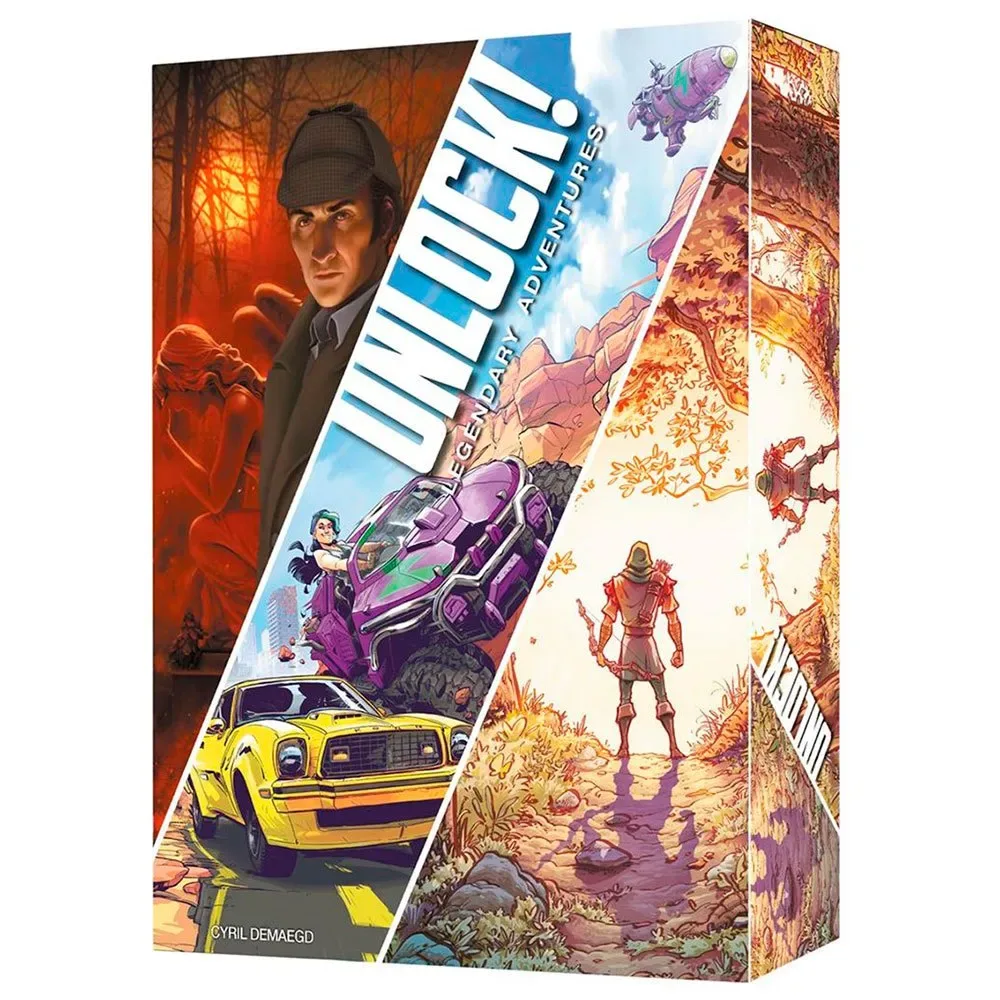 Unlock! Legendary Adventures Bordspel Spaans från Asmodee – kartong