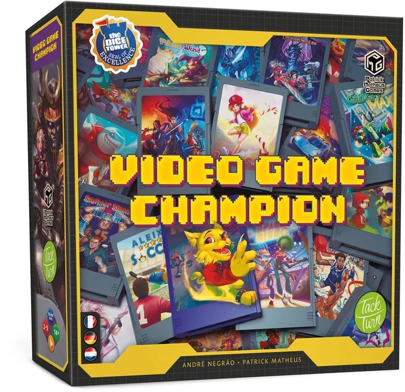 Video Game Champion Bordspel - EN fra Asmodee – æske