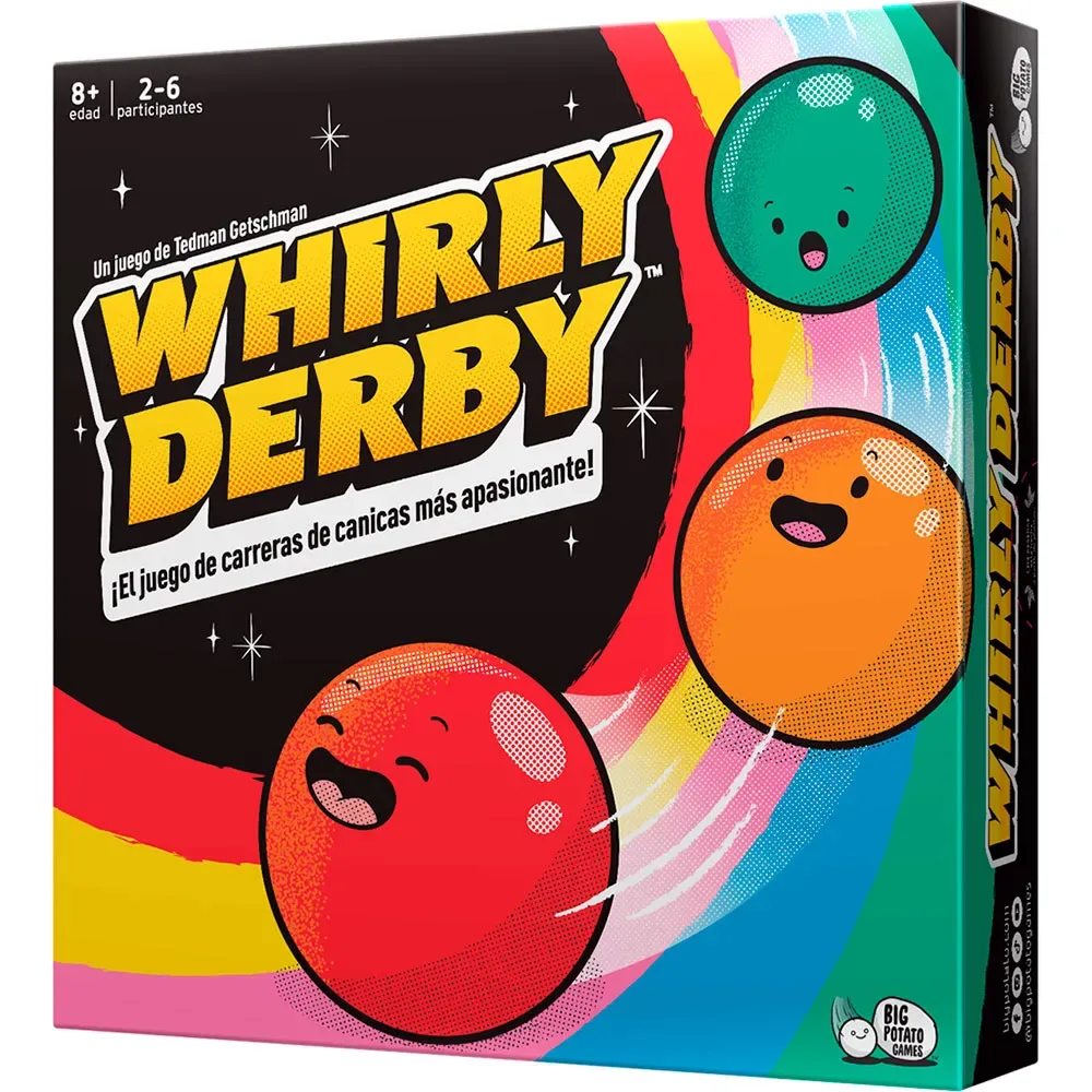 Whirly Derby Spanish från Asmodee – kartong