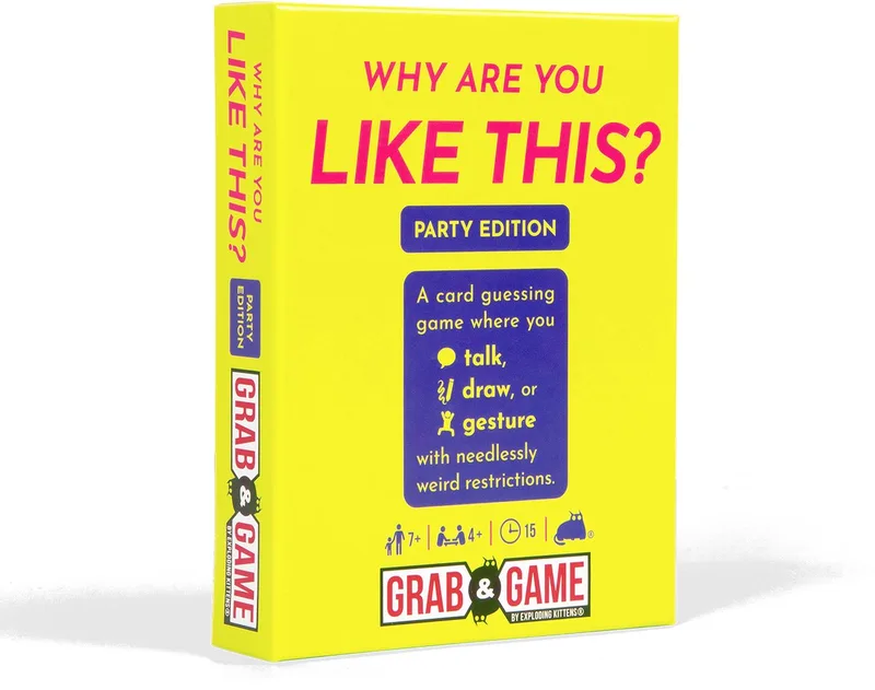 Why Are You Like This? Reisspel - Compact Partykaartspel voor Volwassenen & Gezin van Asmodee – doos