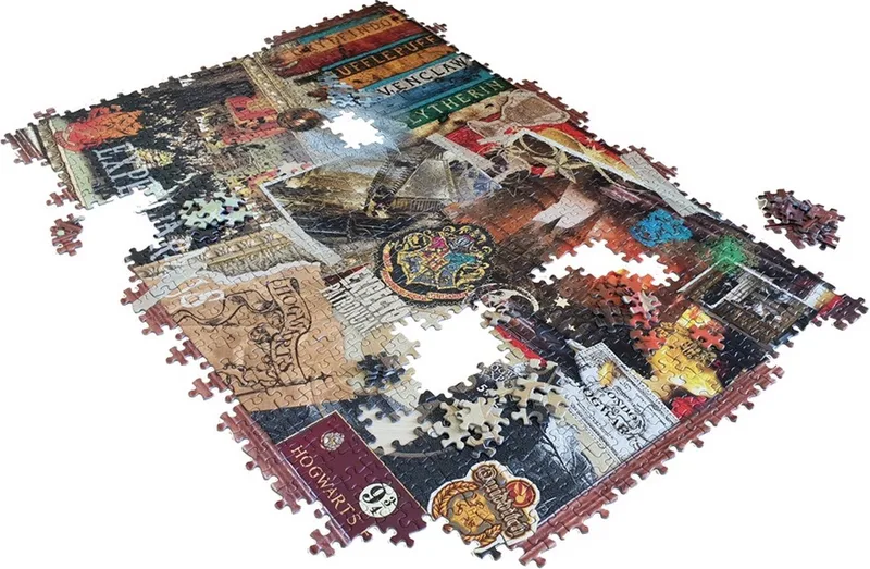 Winning Moves Harry Potter - Jigsaw Puzzle - Hogwarts 1000 stukjes from Asmodee, Multicolour edition – box
