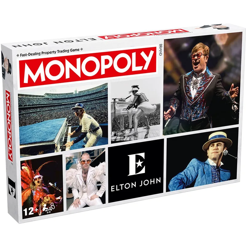 Winning Moves Monopoly - Bordspel - Elton John - Engels de Asmodee – boîte