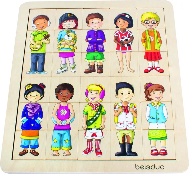 Kombiniere & Mische Kinderpuzzle