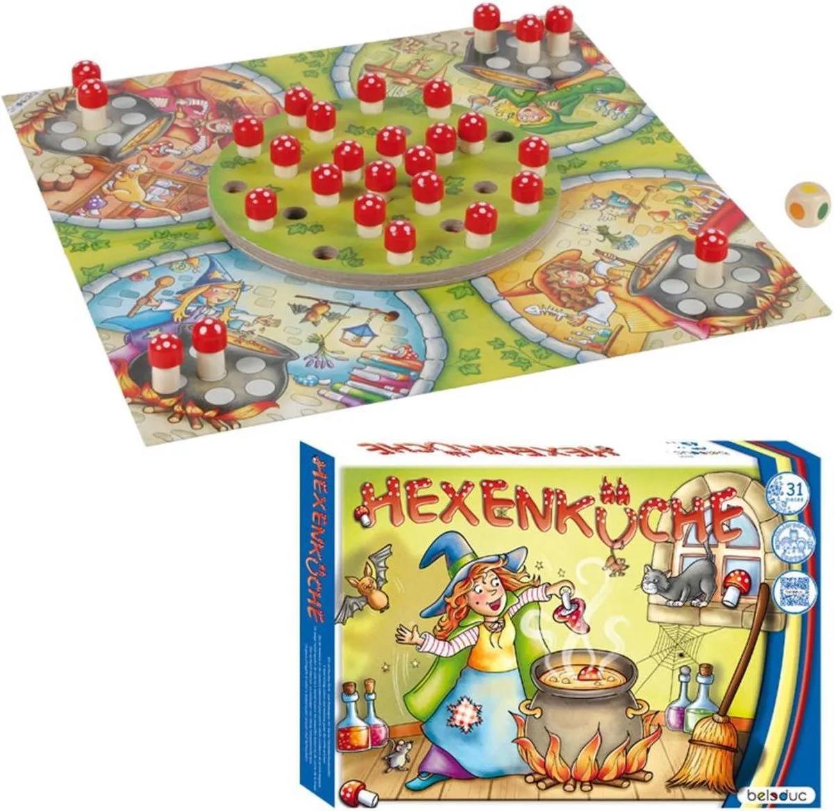 Kinderspel Heksenkeuken Junior Hout/karton von Beleduc – Schachtel