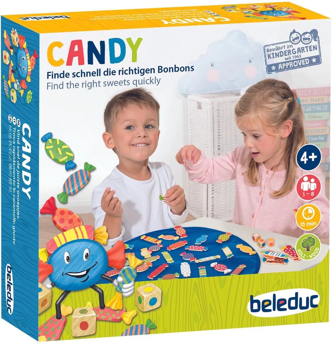 Lernspiel Candy von Beleduc – Schachtel