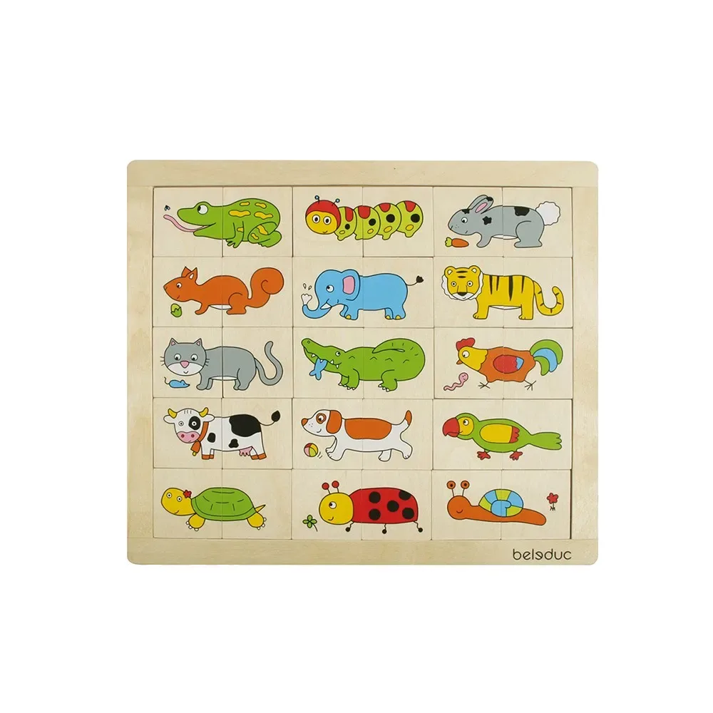Jeu De Société Match & Mix Animals de Beleduc – boîte